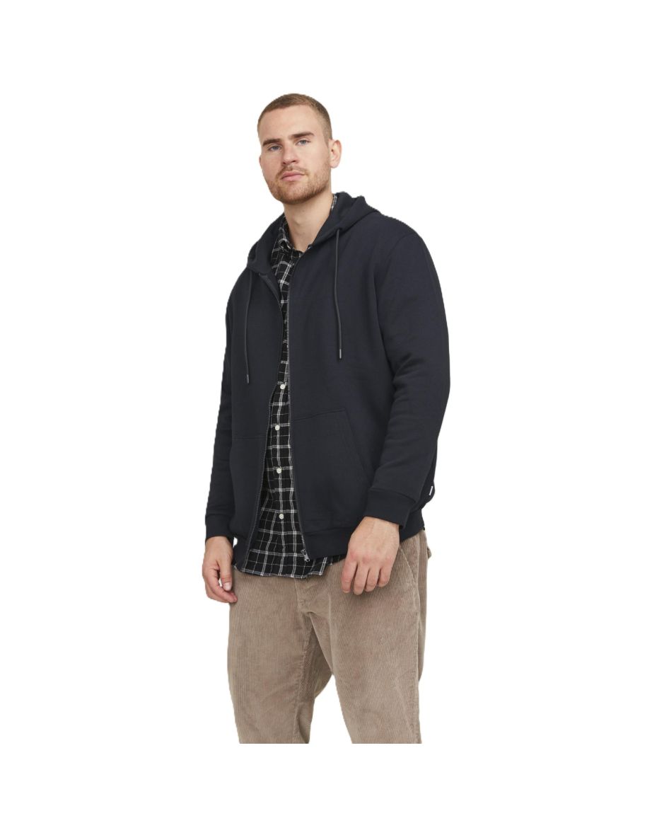 Jack & Jones Mens Bradley Sweat Zip  Big & Tall Hoodie