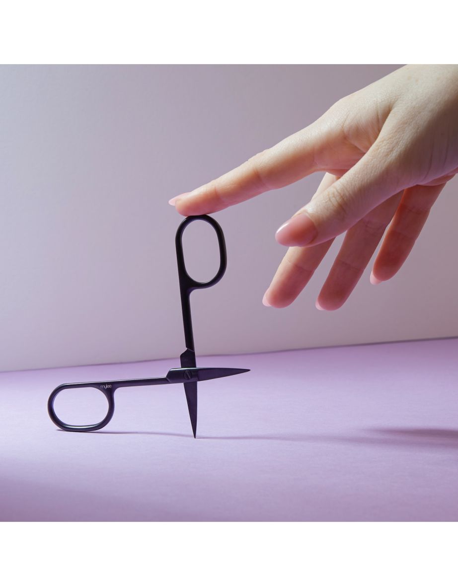 Curved Edge Scissors - Black