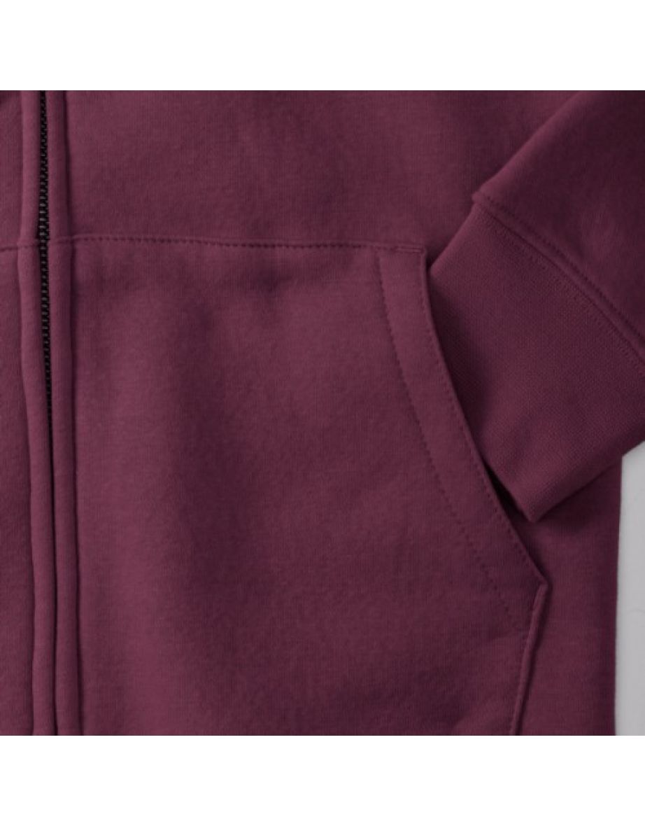 Russell Ladies Premium Authentic Zipped Hoodie (3-Layer Fabric) - Burgundy - 3