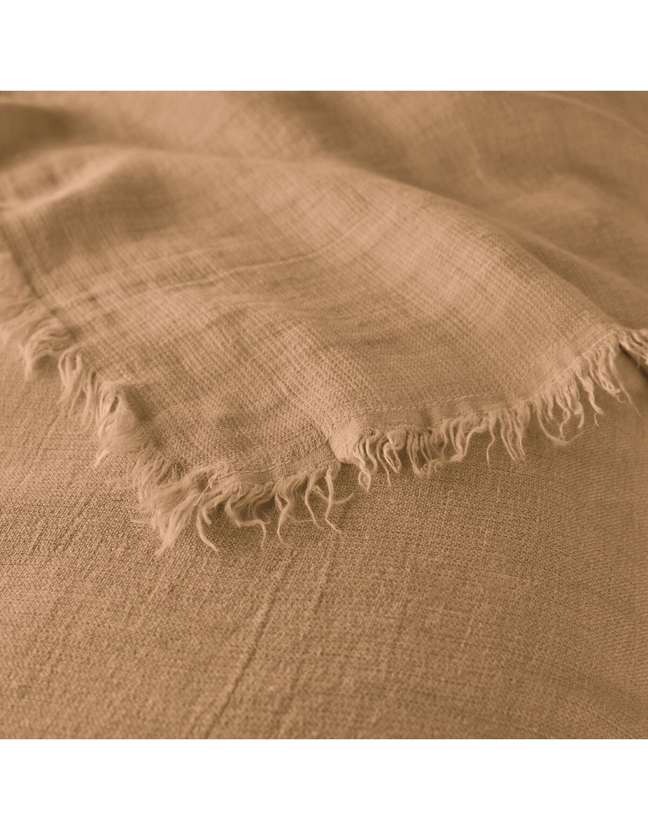 Linange Washed Linen Bedspread - 3