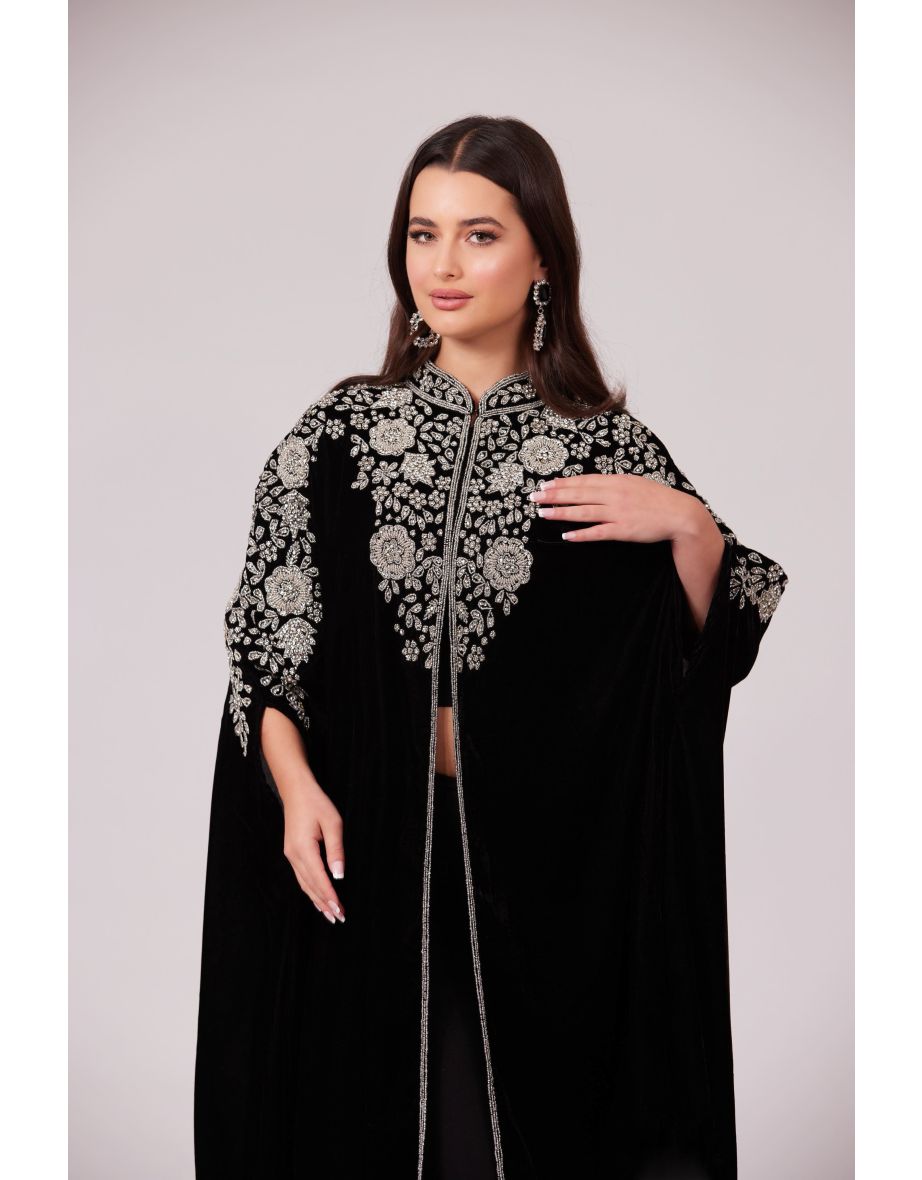 MAJESTIQUE VELVET KIMONO - 7