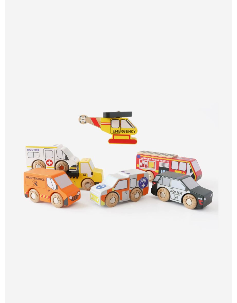Emergency Helicopter & Rescue Cars-7 Piece - 3