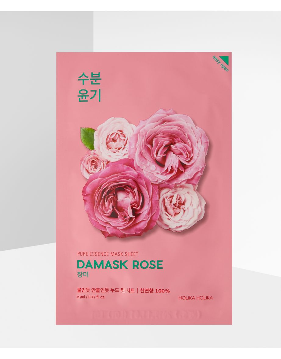 Pure Essence Mask Sheet Damask Rose Pack 5pieces