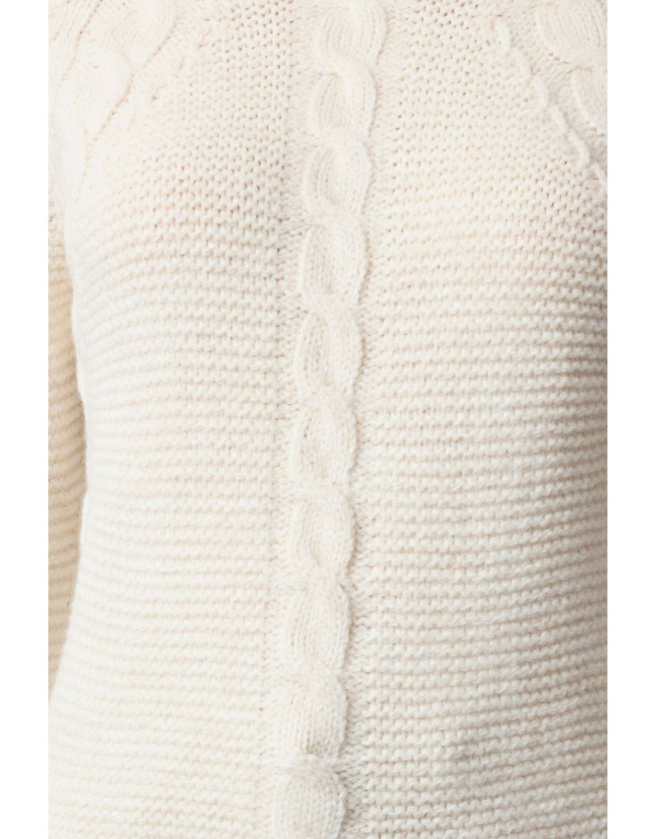 Stone Hair Knitted Seamless Knitwear Sweater - 4