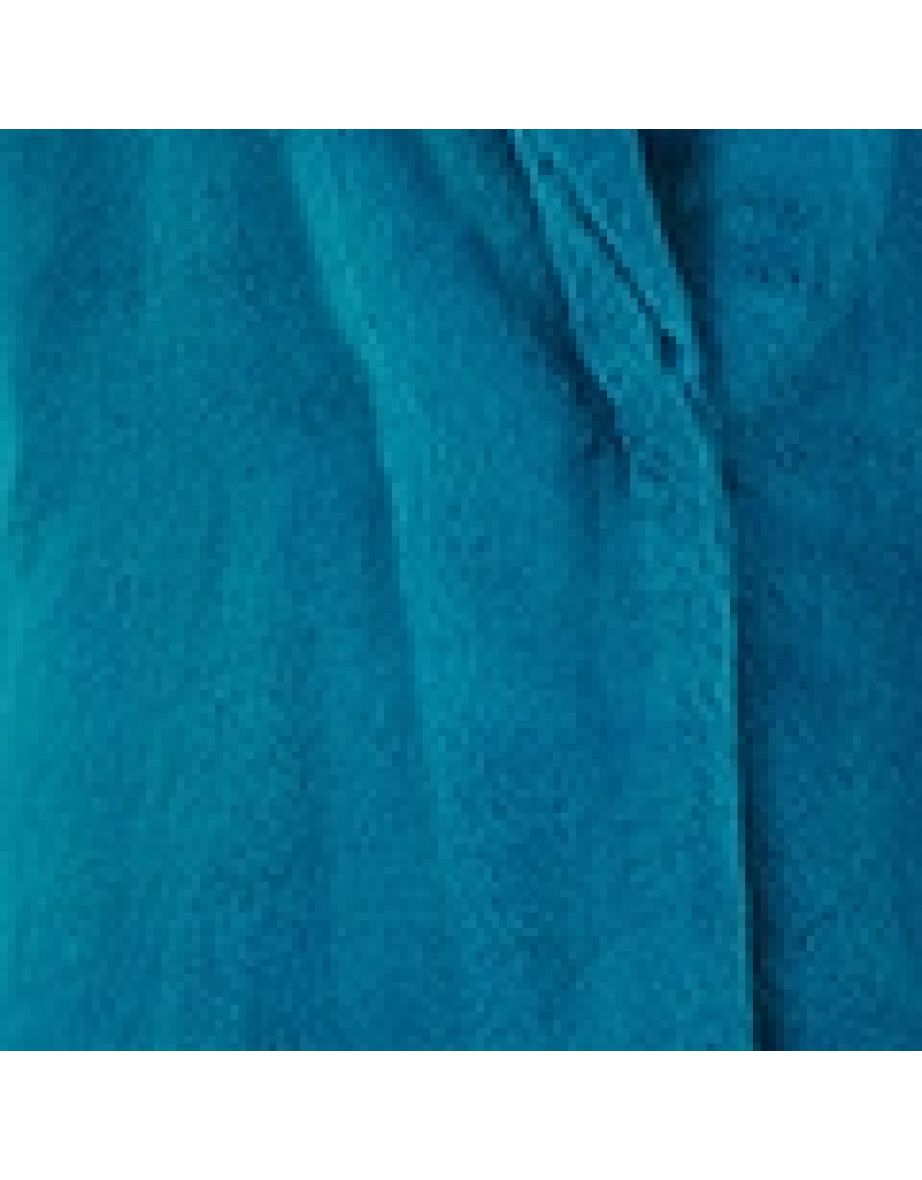 Yumi Teal Faux Fur Coat - 5