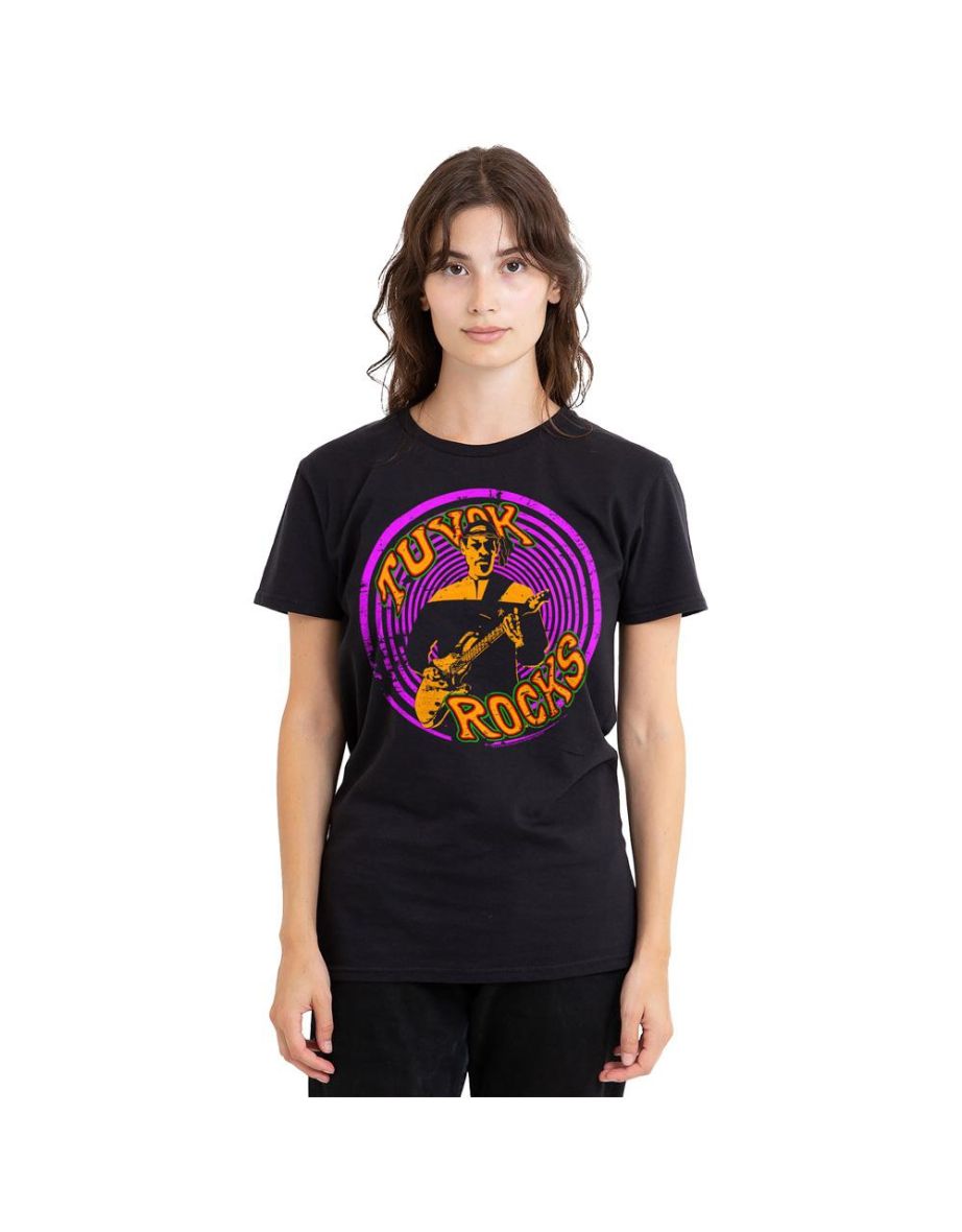 Star Trek Voyager Unisex Adult Rocks Tuvok T-Shirt - Black