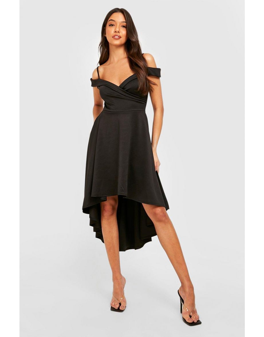 Scuba high outlet low dress