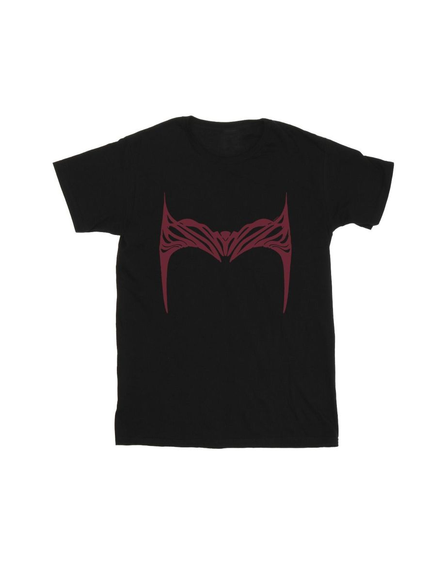 Marvel Mens Doctor Strange Wanda Crown T-Shirt - Black - 1