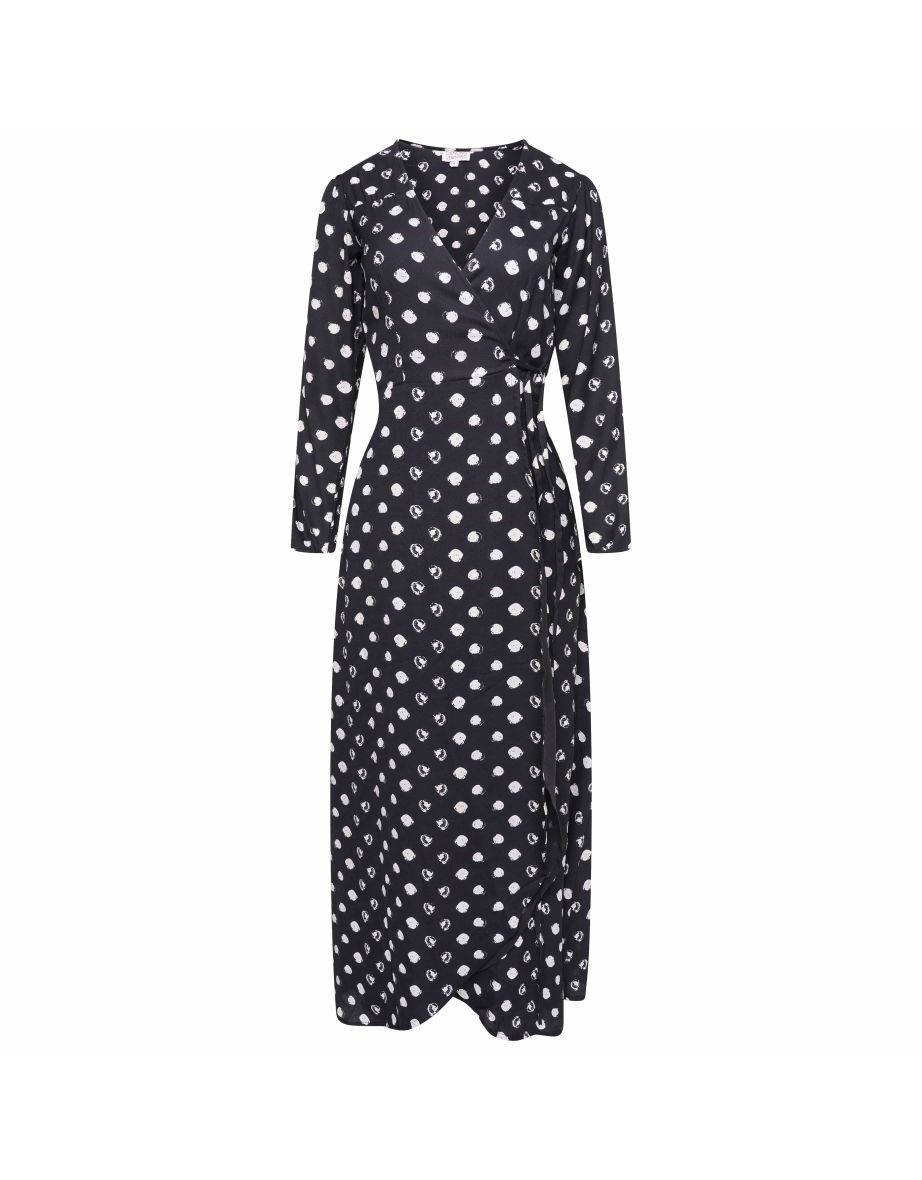 Jagger Maxi Dress In Painted Dot - 7