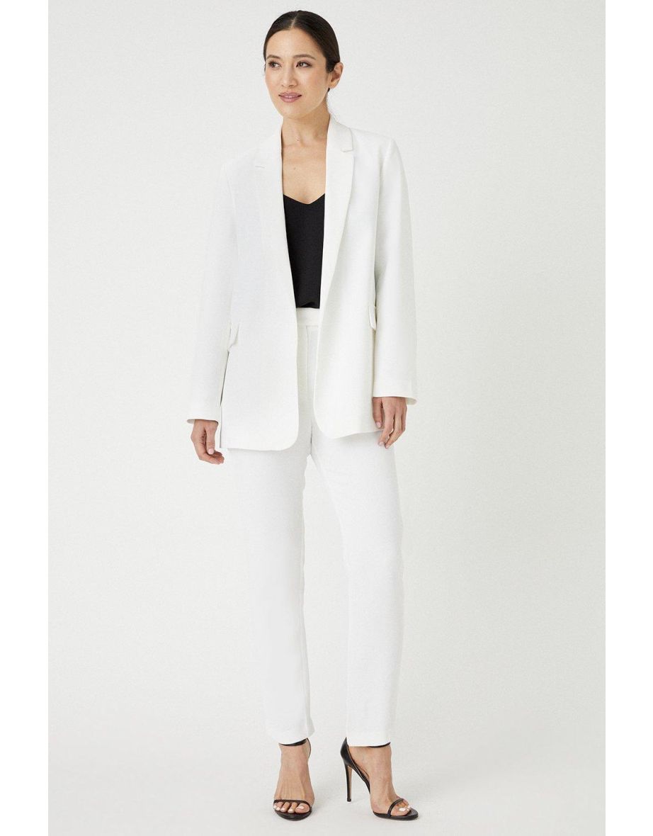 White Tapered Trousers