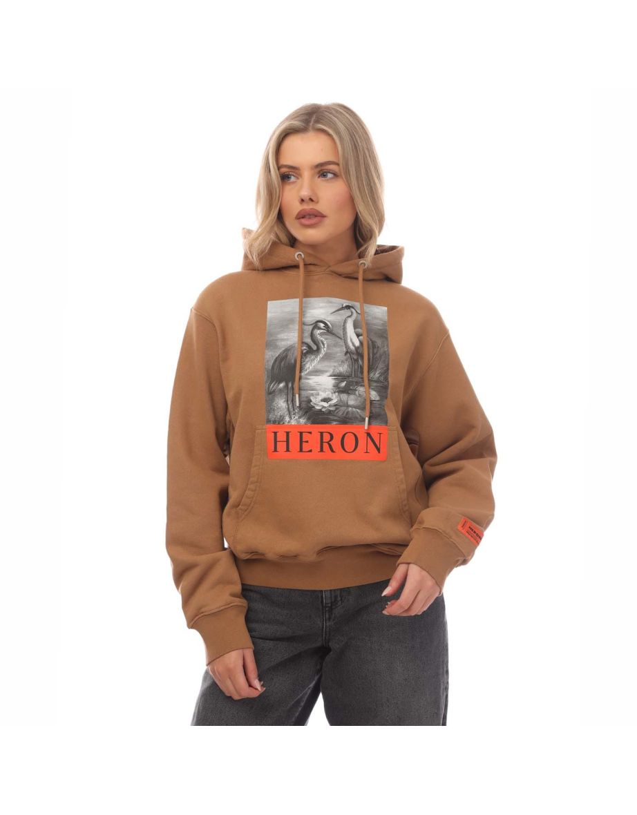 Women's Heron Preston Heron BW Hoodie in Brown
