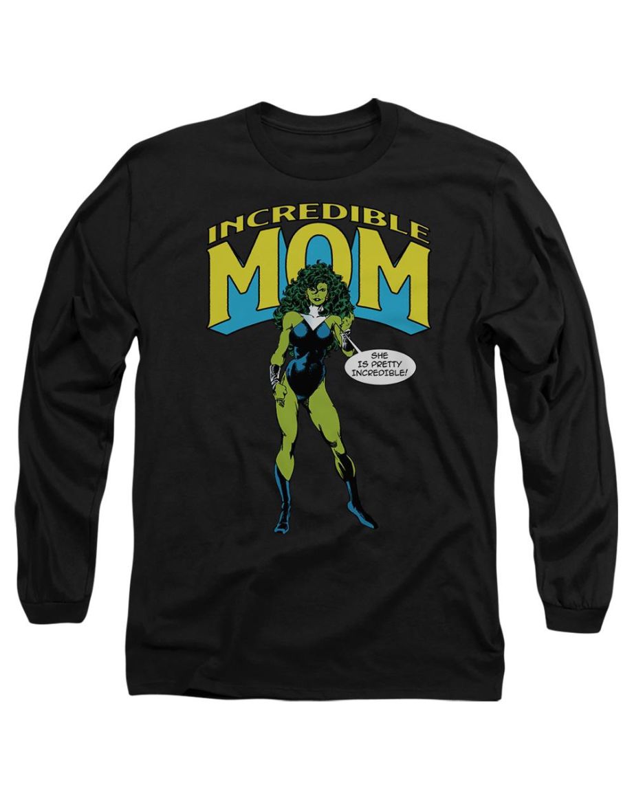 She Hulk  Adult Incredible Mom Mothers Day T-Shirt - Black