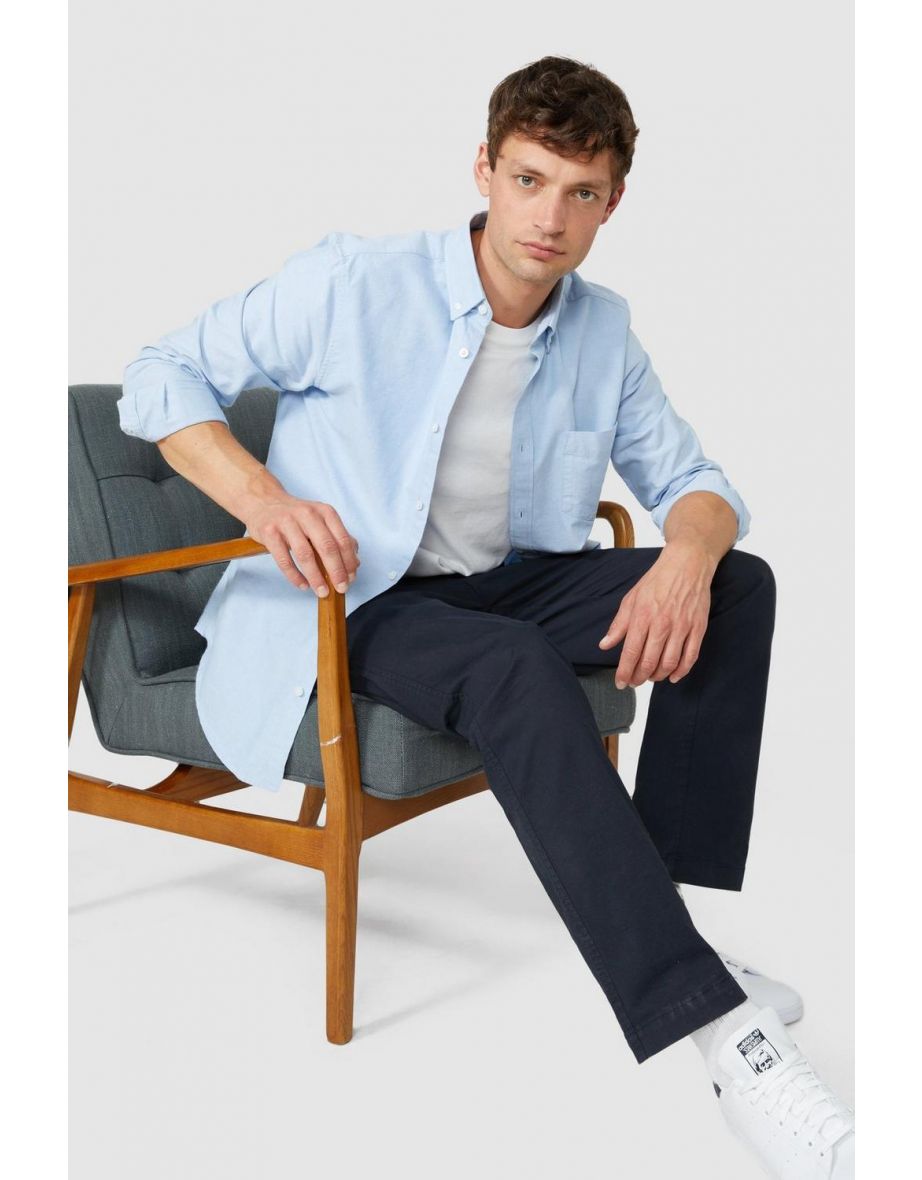 Button Down Oxford Shirt - light blue