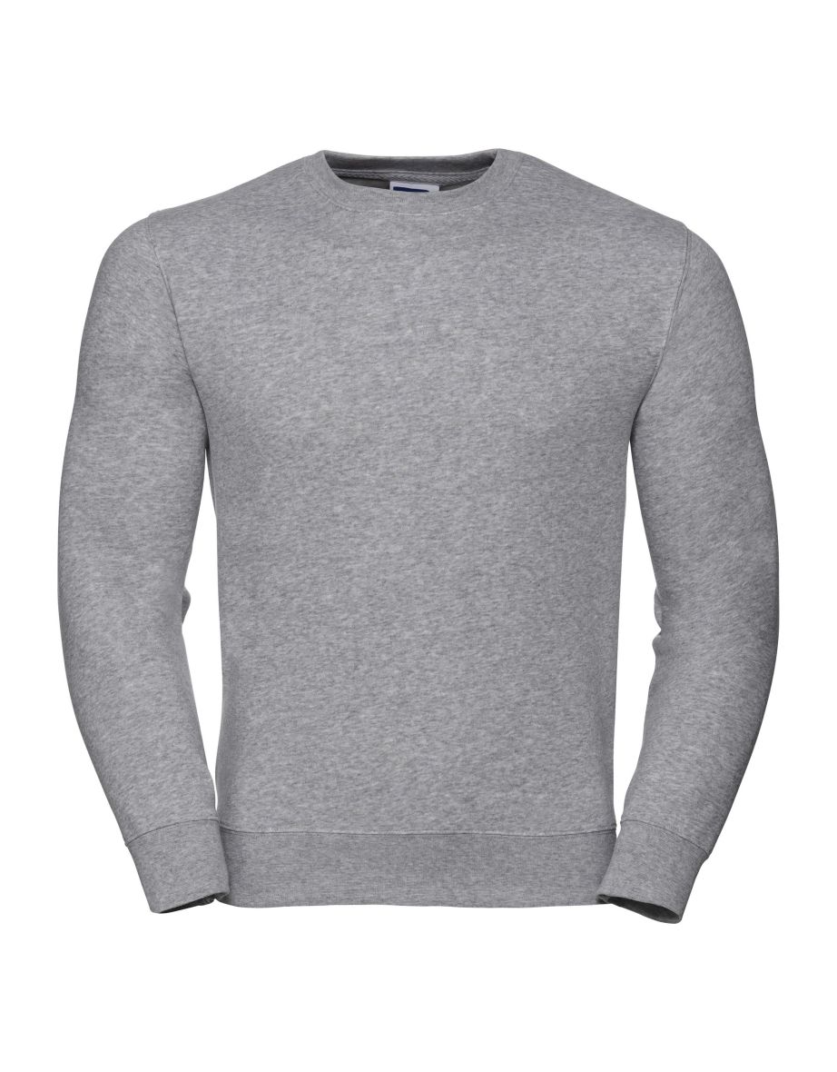 Russell Mens Authentic Sweatshirt (Slimmer Cut) - Light Oxford