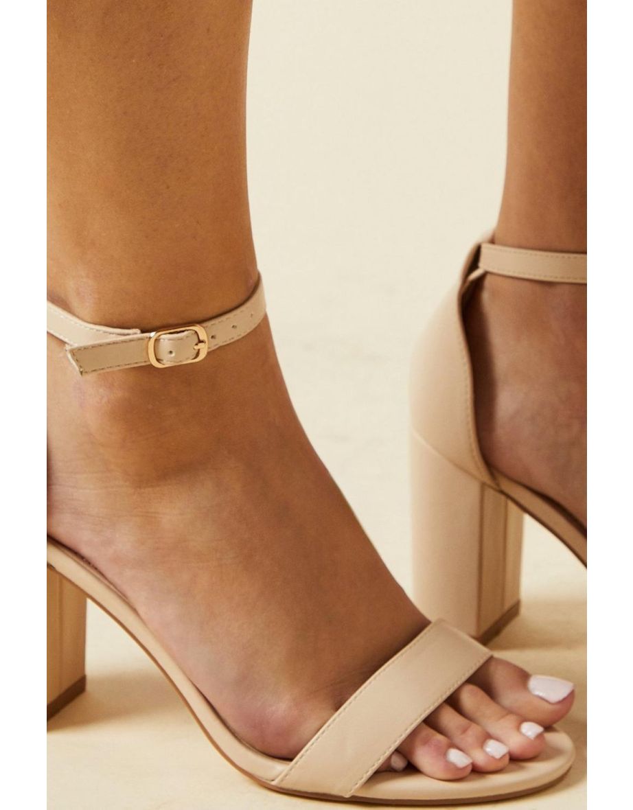 Wide Fit Spark Block Heel Sandals - 3