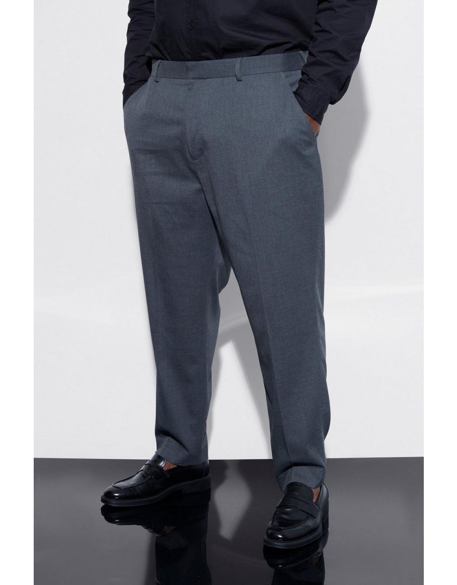 Buy Lipsy Grey Tapered Belted Smart Trousers from Next USA