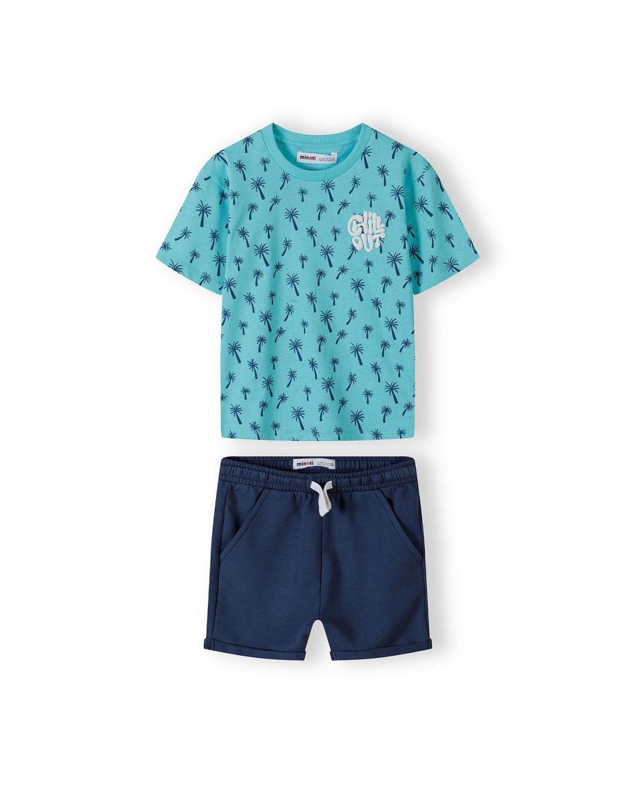 Boys Jersey T-Shirt and Fleece Short Set