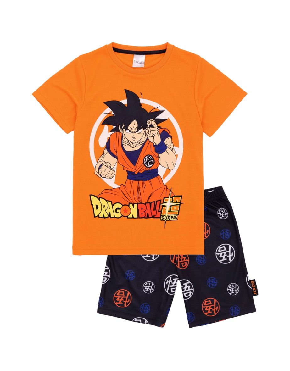Dragon Ball Z Boys Goku Short Pyjama Set - Orange