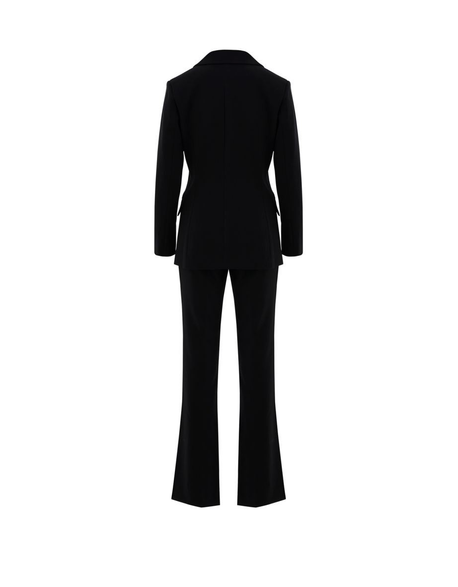 Fit Black Team With Crossover Closure Spanish Pants suit - 2