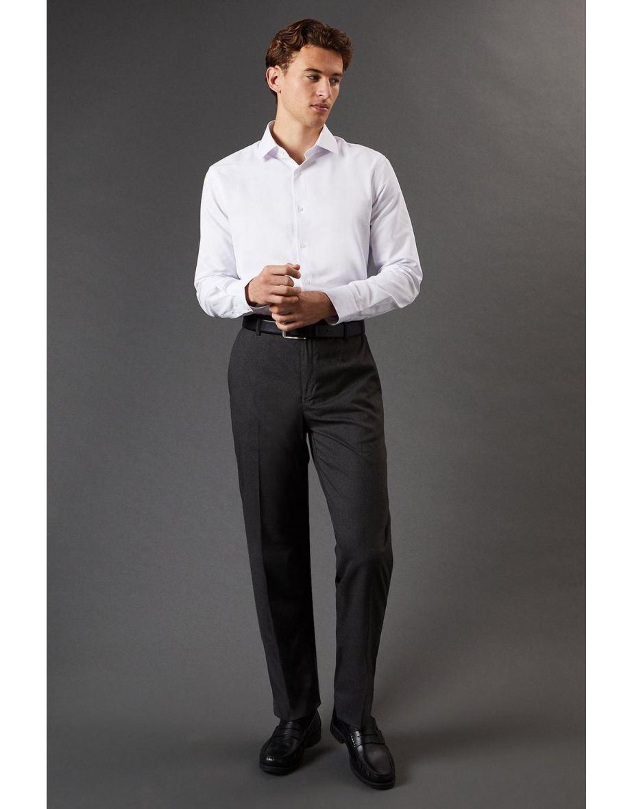 Easy Iron Cavalry Twill Slim Fit Shirt