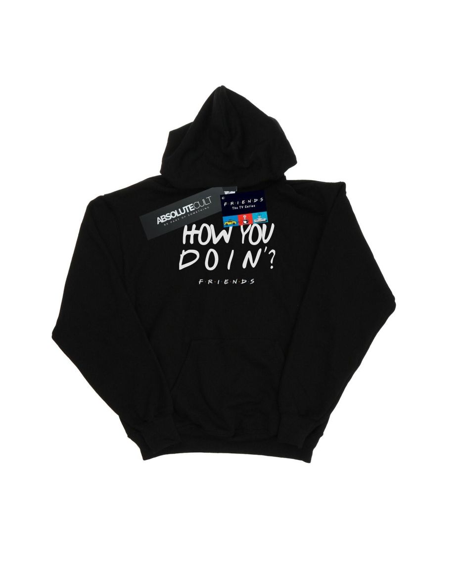 Friends Boys How You Doin? Hoodie - Black