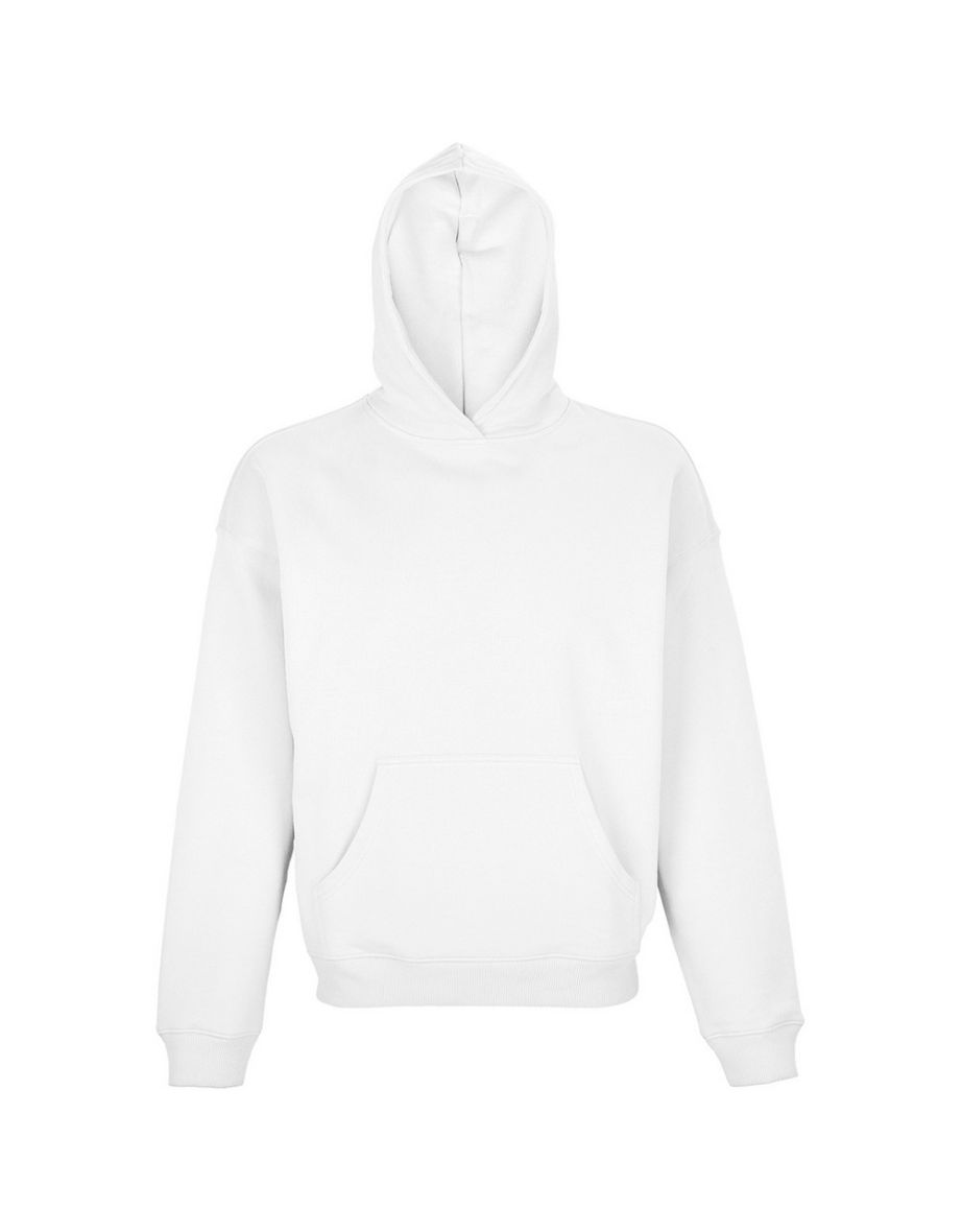 SOLS Unisex Adult Connor Organic Oversized Hoodie - White