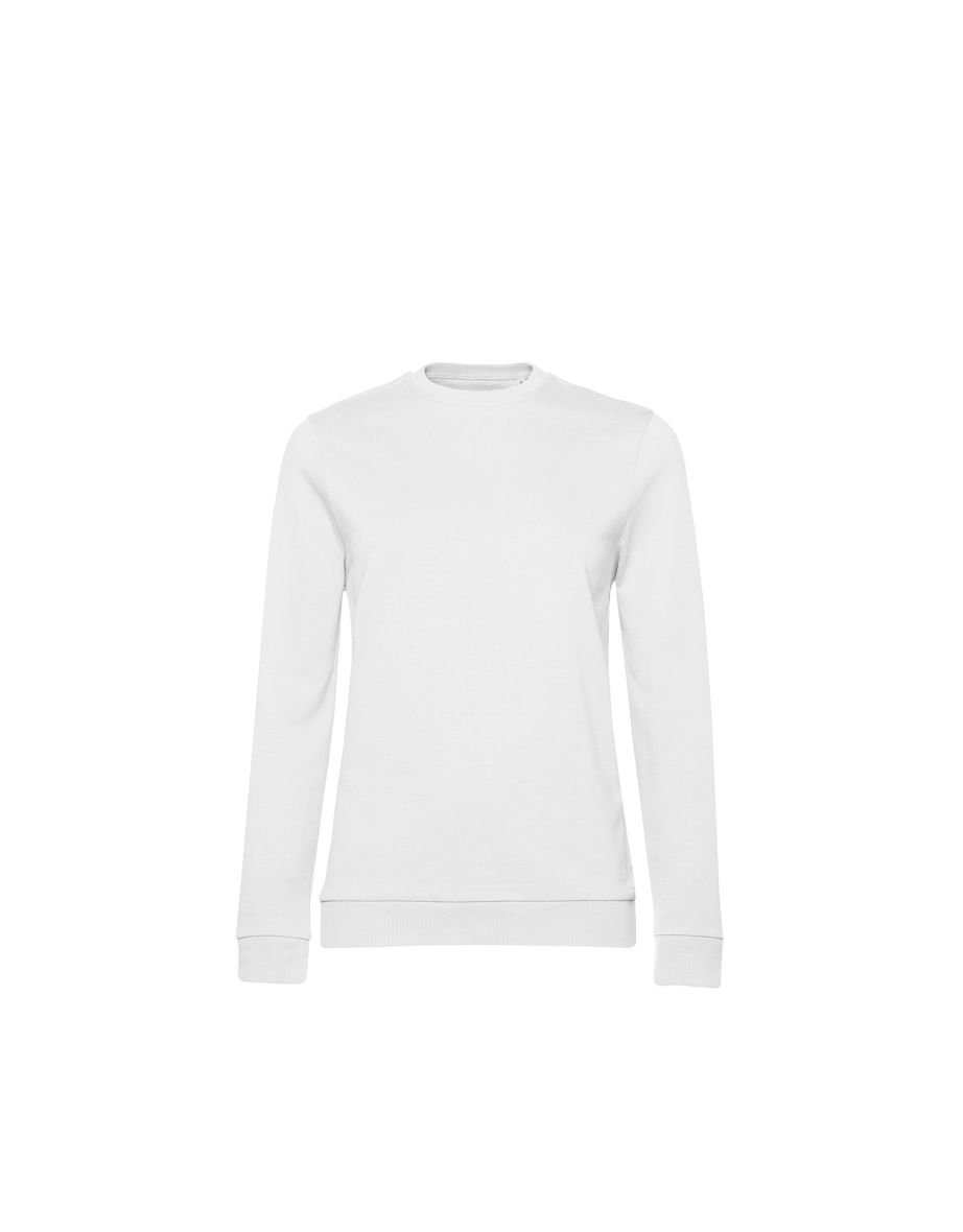 B&C Womens/Ladies Set-in Sweatshirt - White