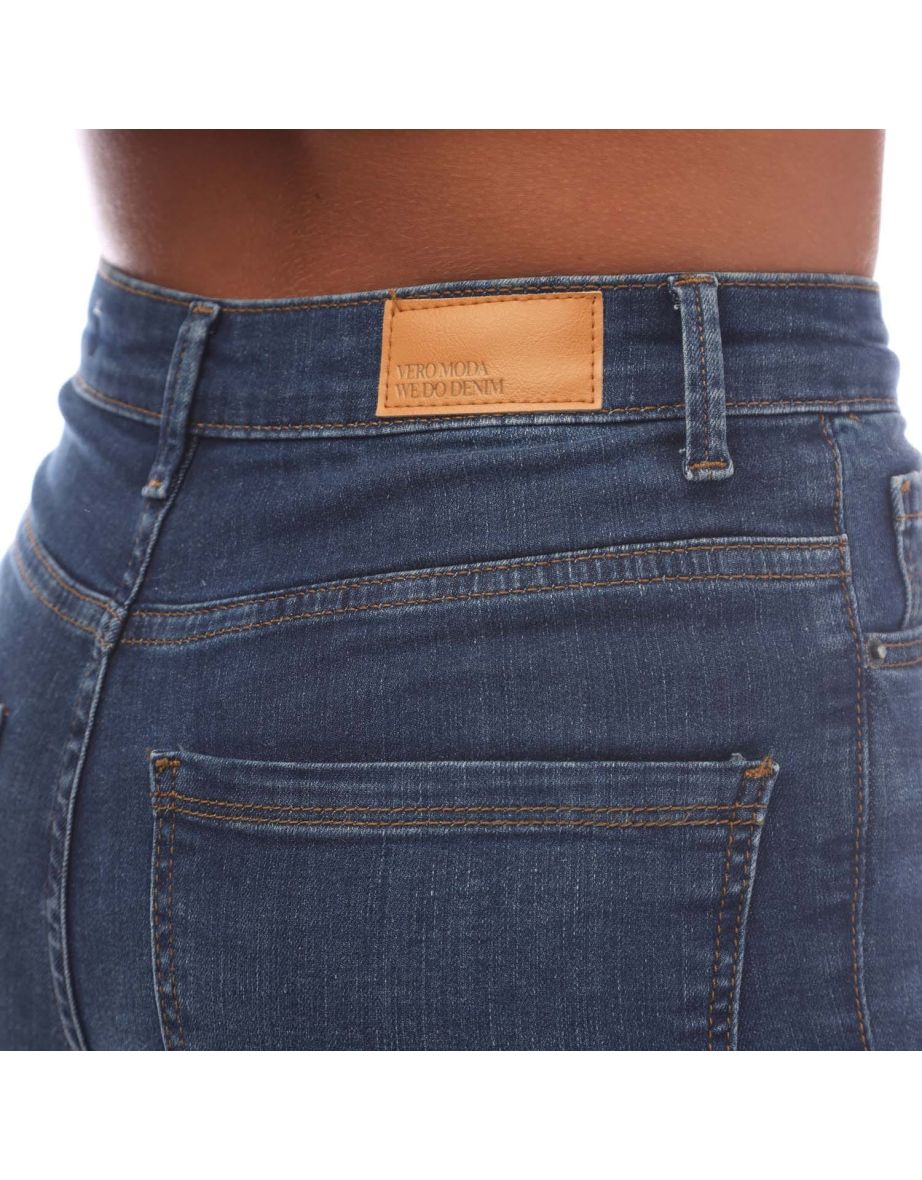 Women's Vero Moda Sophia High Waist Skinny Fit Jeans in Blue - 2