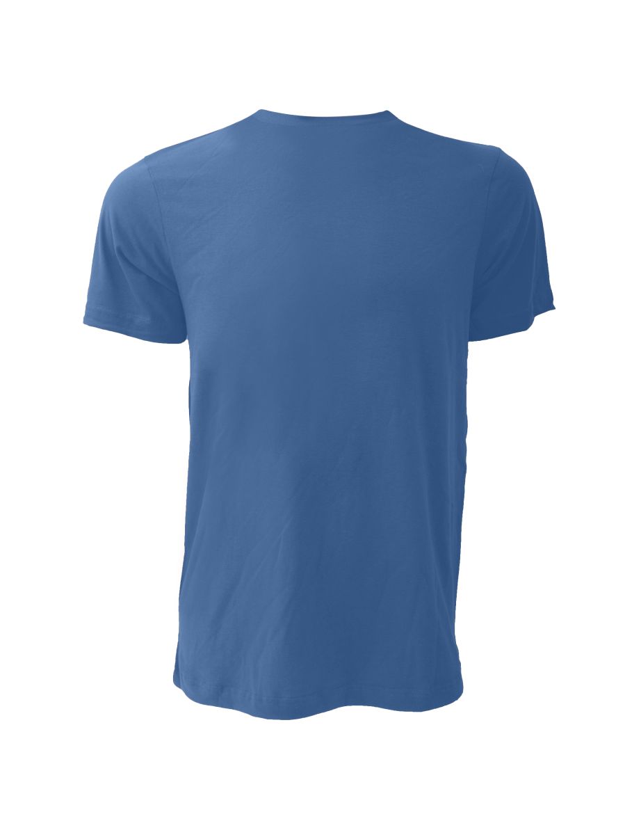 Canvas Unisex Jersey Crew Neck T-Shirt / Mens Short Sleeve T-Shirt - Steel Blue - 1