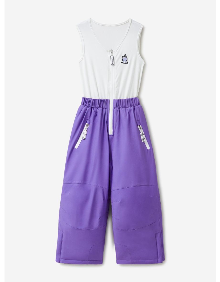 Girls Sparkle The Unicorn Ski Bootoms in Purple