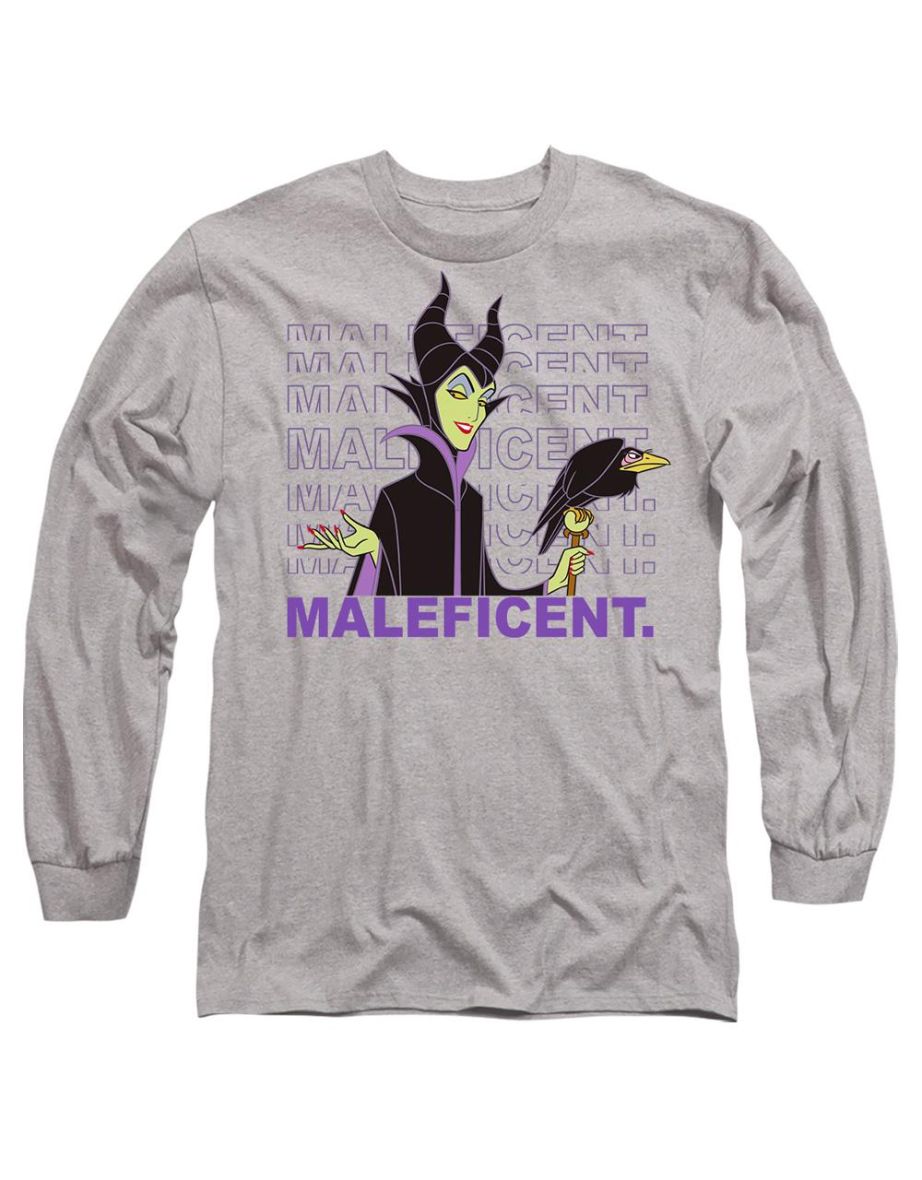 Disney Villains  Adult Maleficent Repeat Name T-Shirt - Sport Heather
