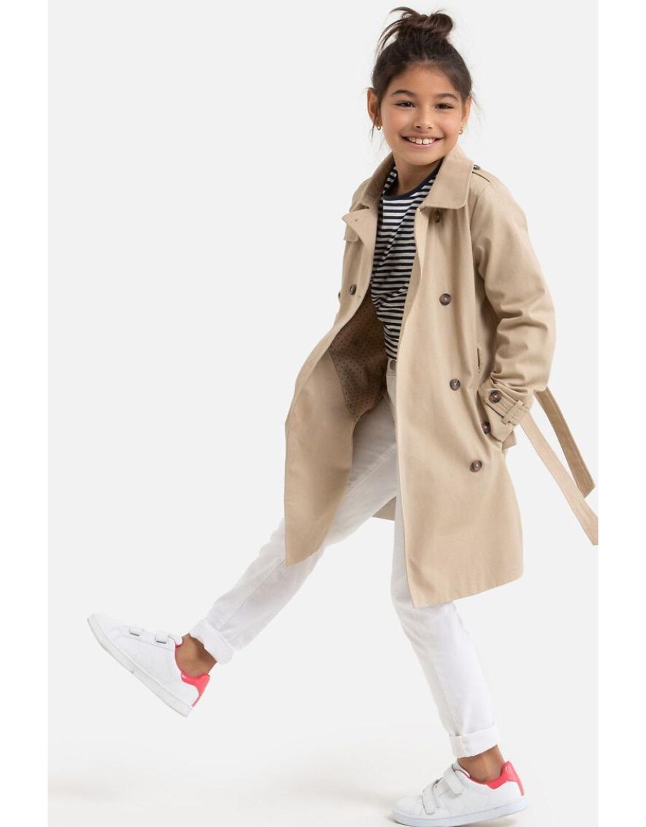 Cotton Belted Trench Coat
