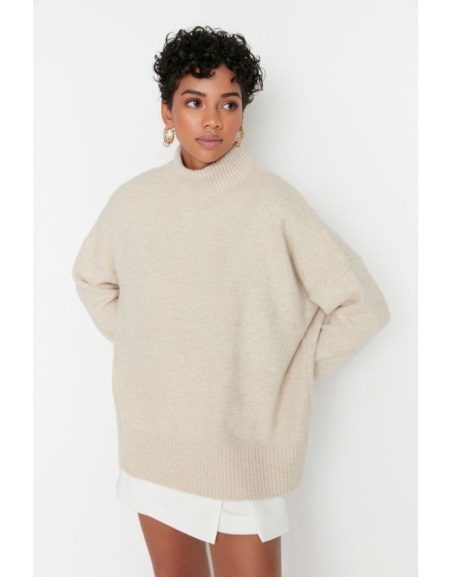 Sweater - Beige - Regular fit