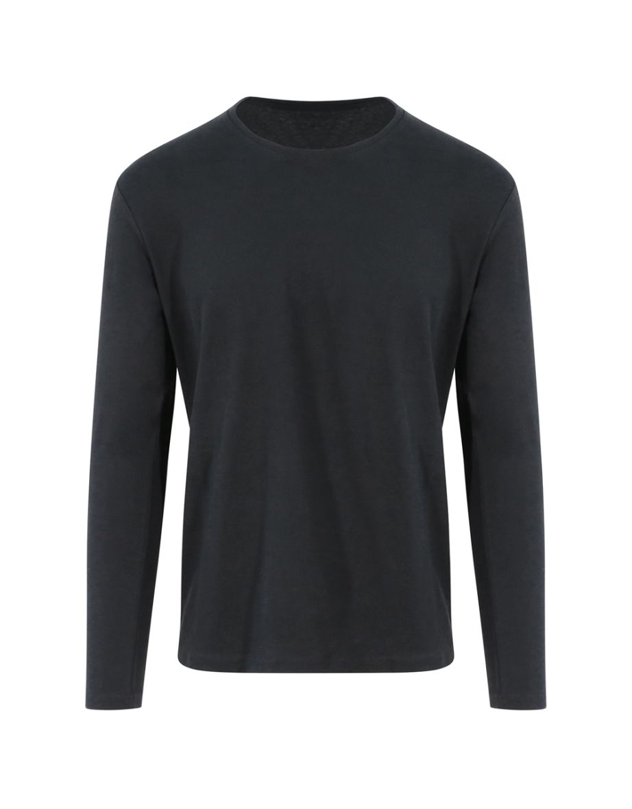 Ecologie Mens Erawan Organic Long-Sleeved T-Shirt - Jet Black