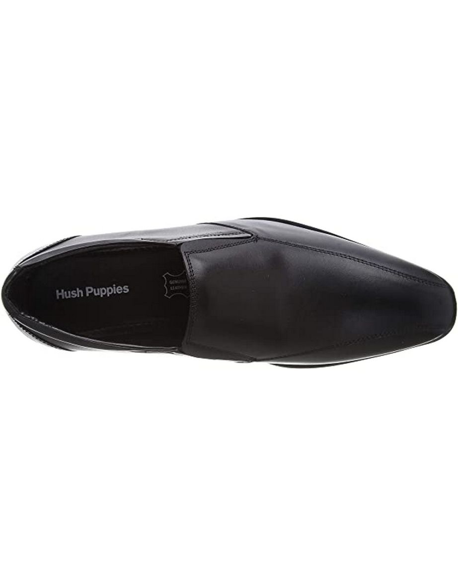 Hush Puppies Boys Ellis Leather Shoes - Black - 3