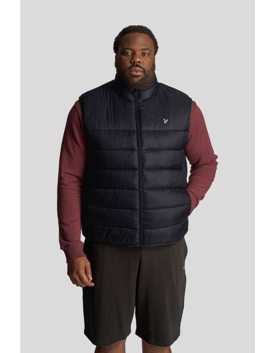 Wadded Gilet Jet Black