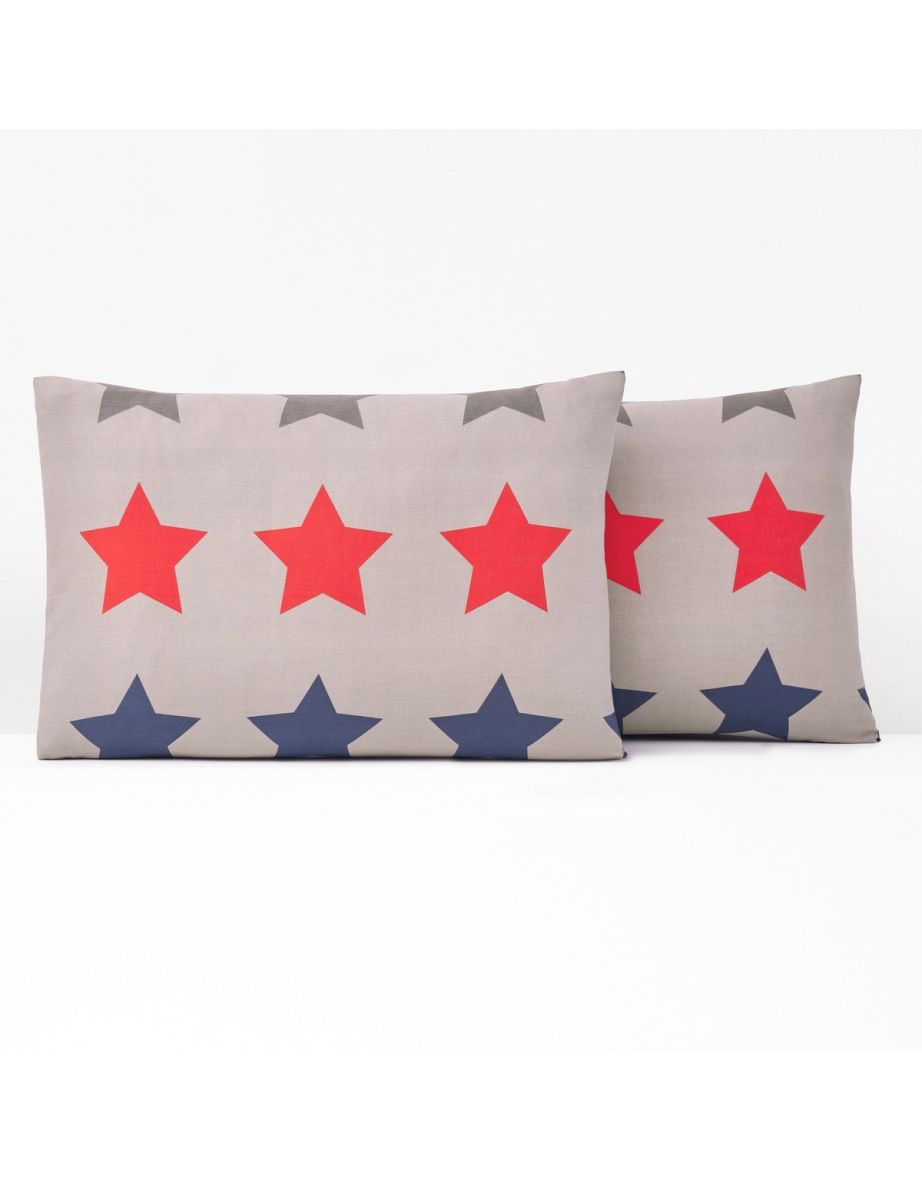 STARS Printed Cotton Pillowcase - 4