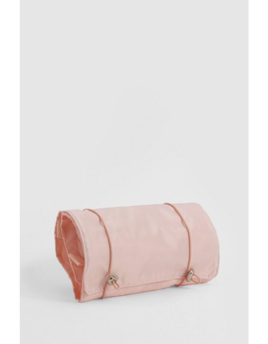 Foldable Travel Cosmetic & Makeup Organiser - pink - 2