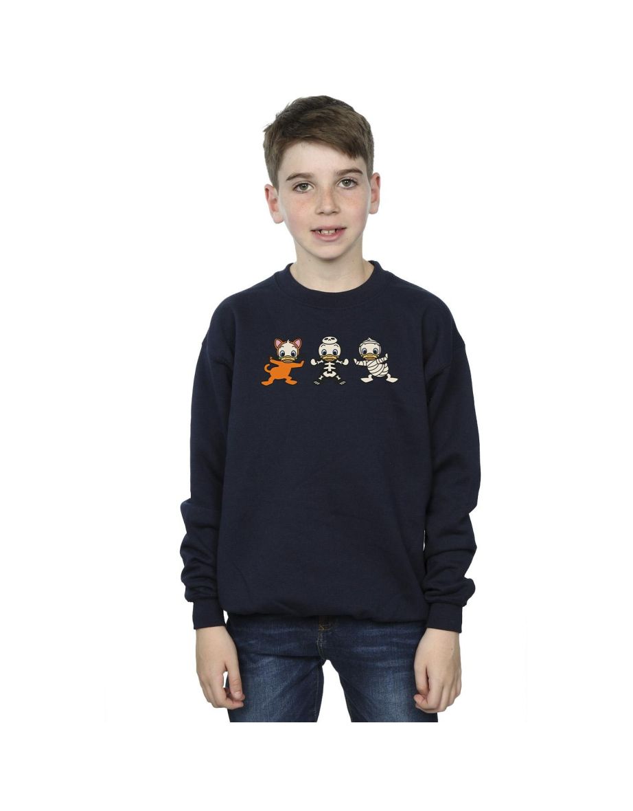 Disney Boys Duck Tales Halloween Costumes Sweatshirt - Navy Blue