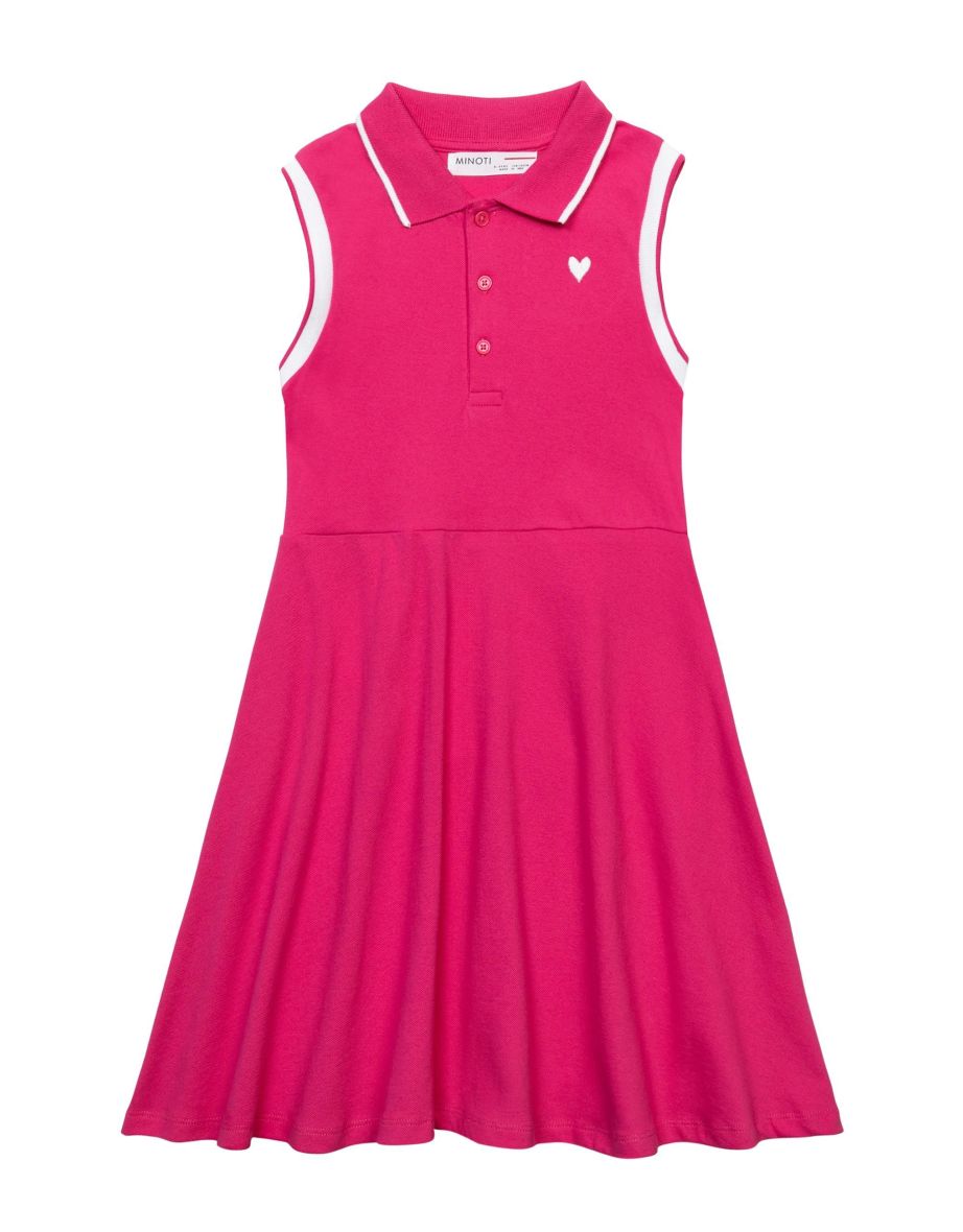 Girls Sleeveless polo dress
