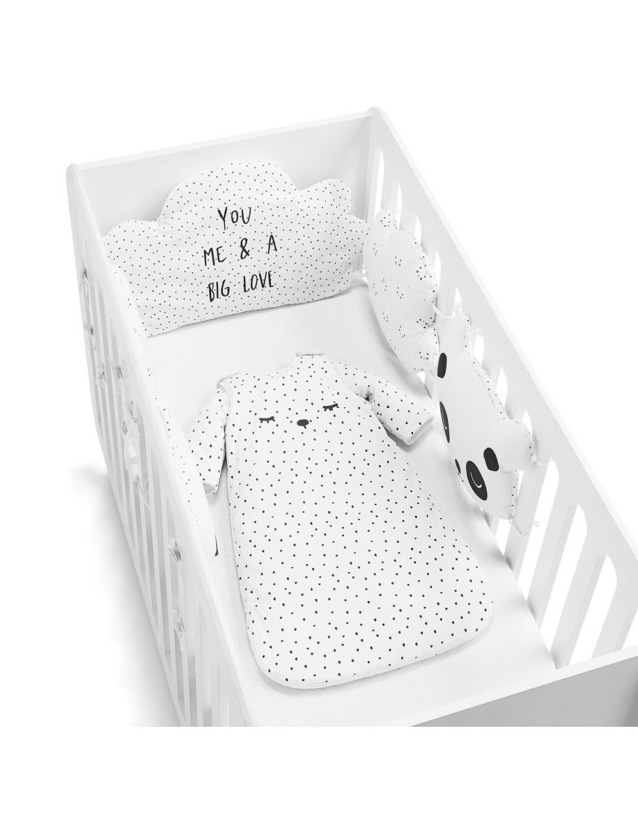 Printed Cotton Cot Bumper