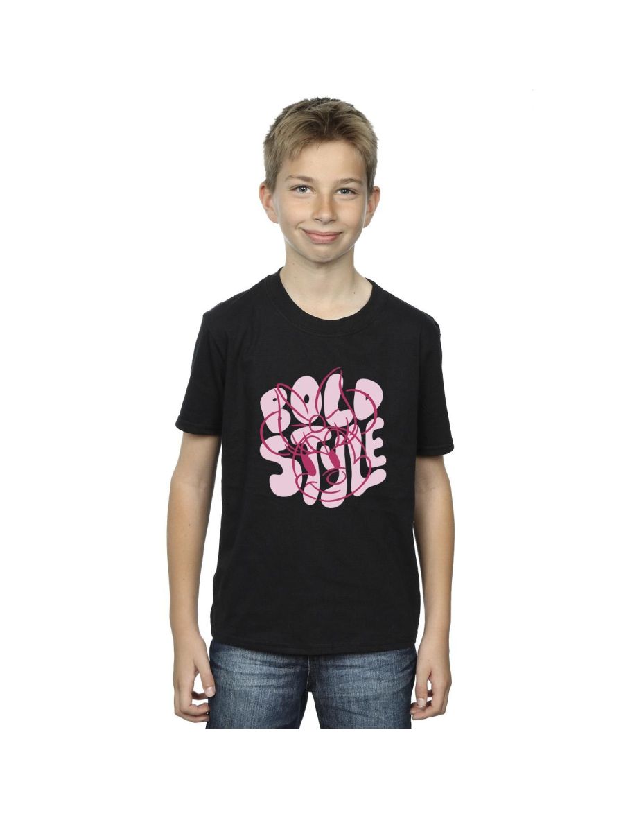 Disney Boys Minnie Mouse Bold Style T-Shirt - Black