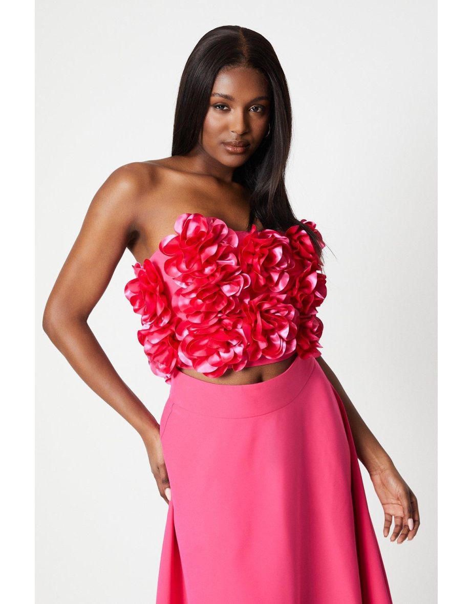 3d Flower Statement Top