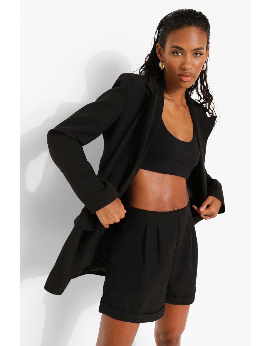 Fitted Tailored Shorts - black - 3
