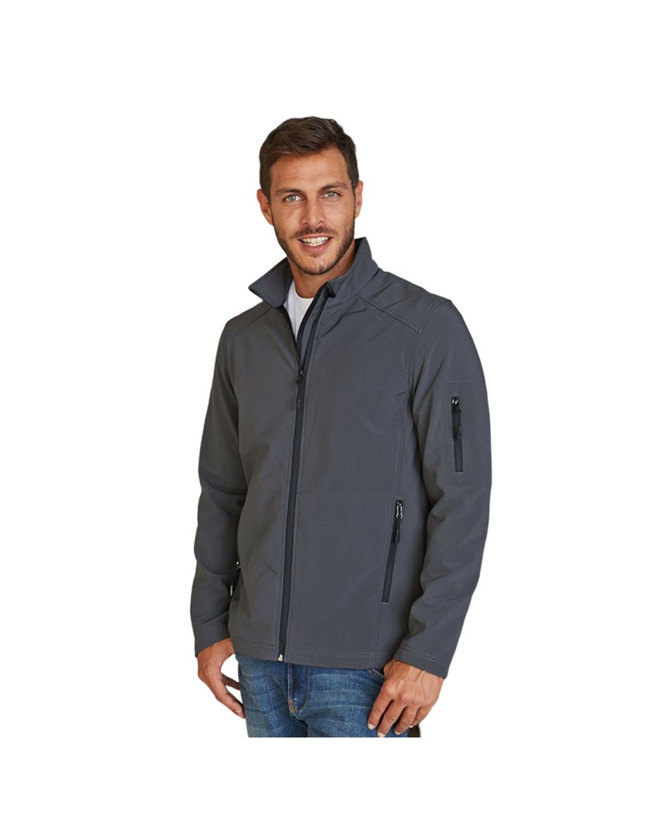 Kariban Mens Contemporary Softshell 3 Layer Performance Jacket - Titanium