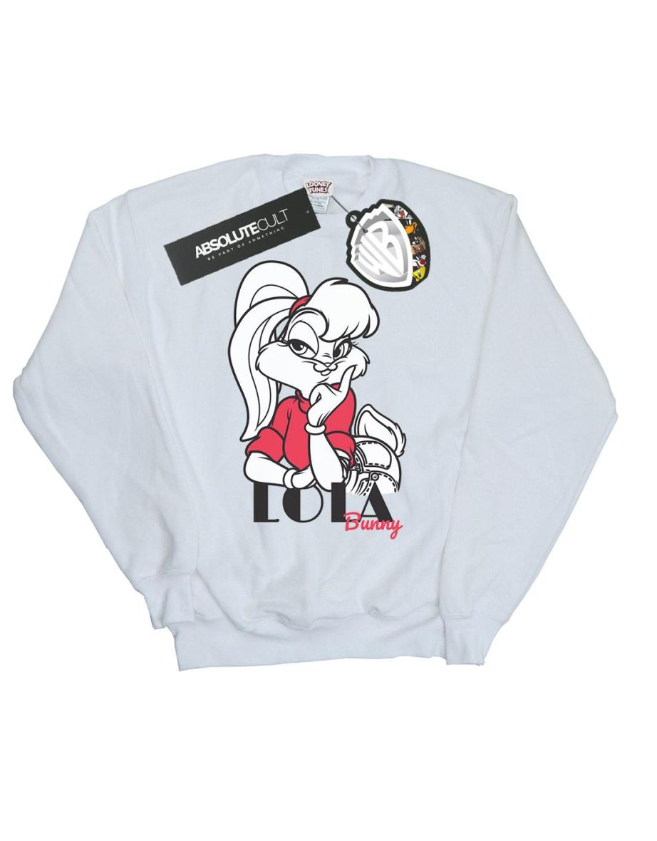 Looney Tunes Boys Classic Lola Bunny Sweatshirt - White