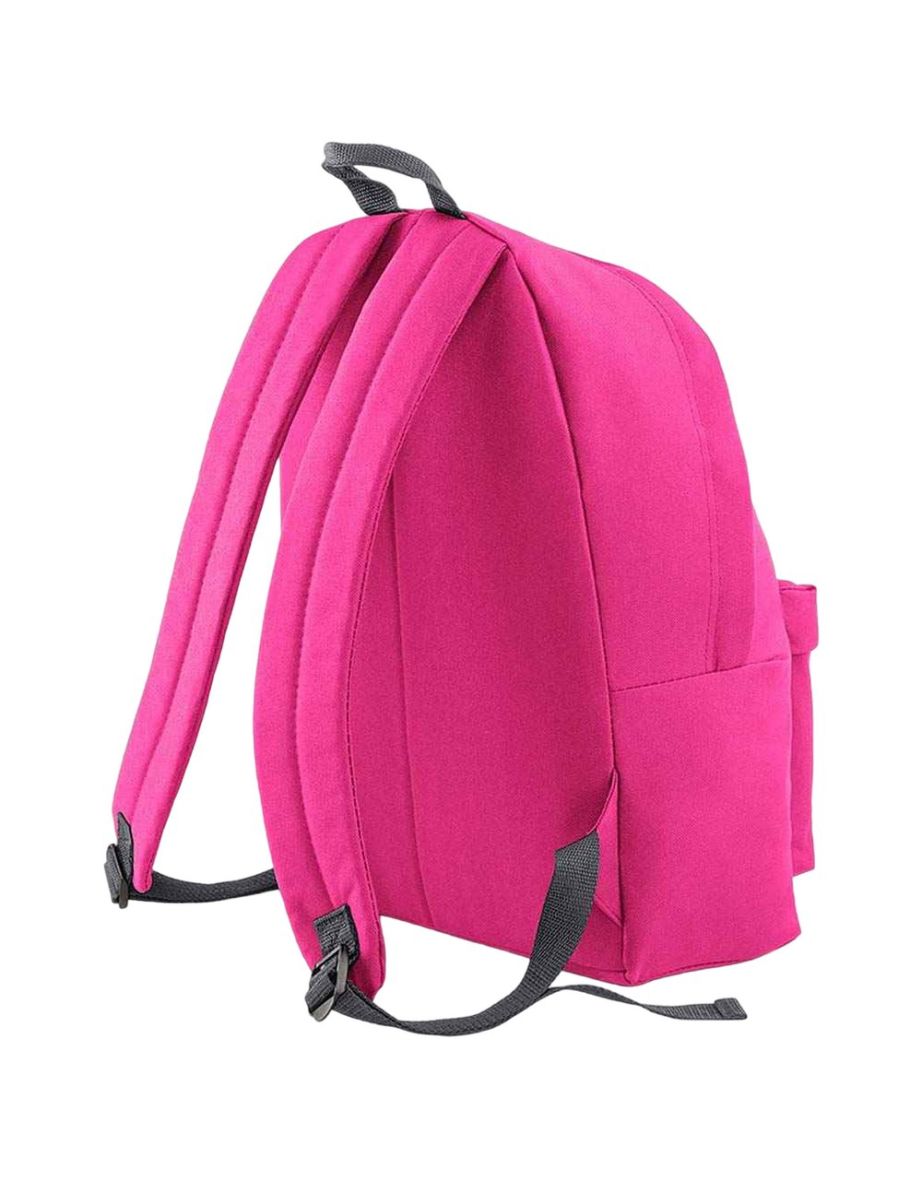 Bagbase Original Plain Backpack - Fuchsia/Graphite Grey - 1