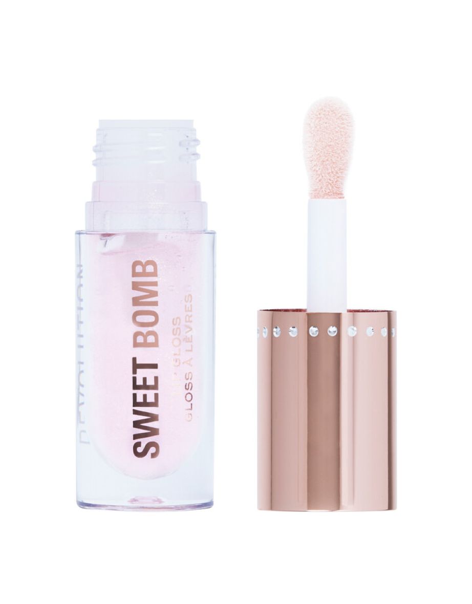 Revolution Sweet Bomb Lip Gloss Candyfloss Pink Glitter