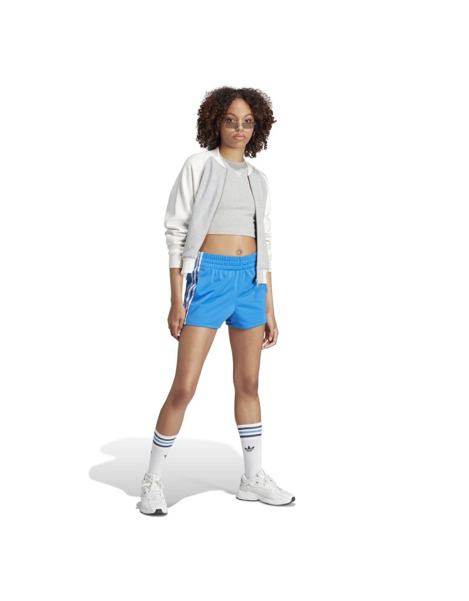 Women's adidas Originals Adicolor 3 Stripes Shorts in Blue