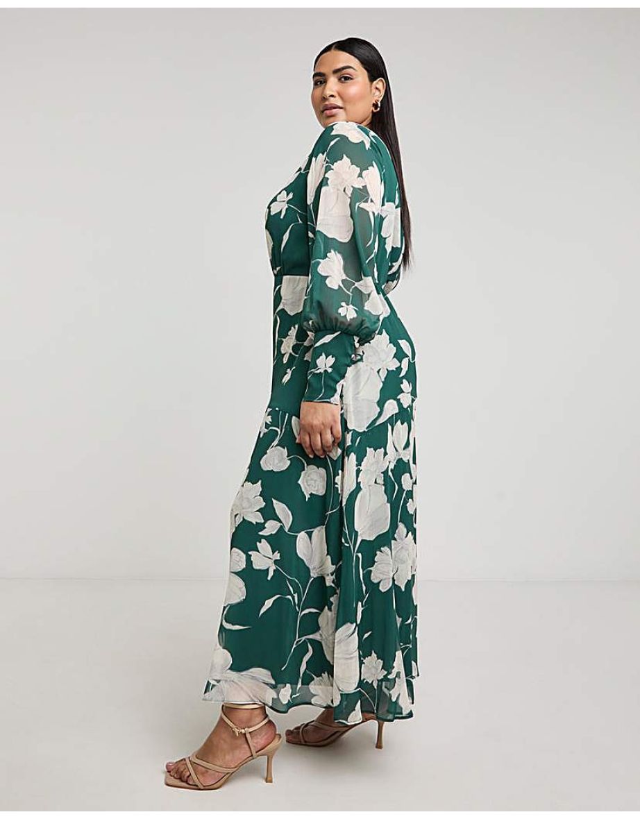 Joanna Hope Long Sleeve Maxi Dress - 3